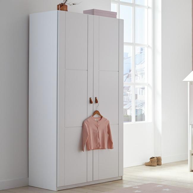 Smerig Verdorren Incubus Lifetime 2-deurs kledingkast – Wit of Whitewash – Sterre + Tijl