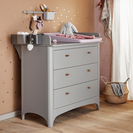 Leander Classic commode met changing unit grey sfeer