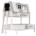 Lifetime stapelbed Hangout 140 whitewash