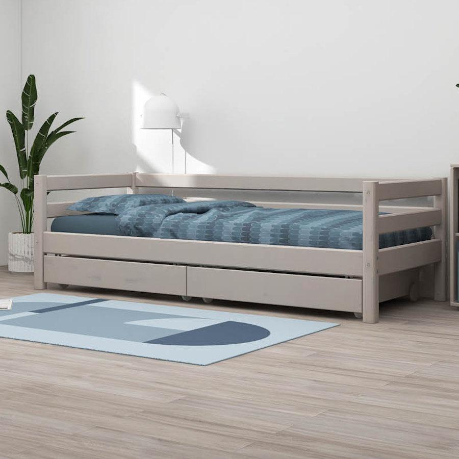 Flexa Classic bed met 2 lades grey1
