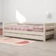 Flexa Classic bed met 2 lades whitewashed