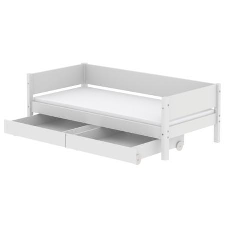 Flexa White bed met 2 lades