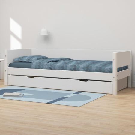 Flexa White bed met slaaplade