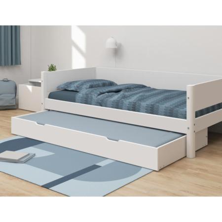 Flexa White bed met slaaplade1