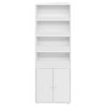 Flexa Roomie Maxi boekenkast met deurtjes wit