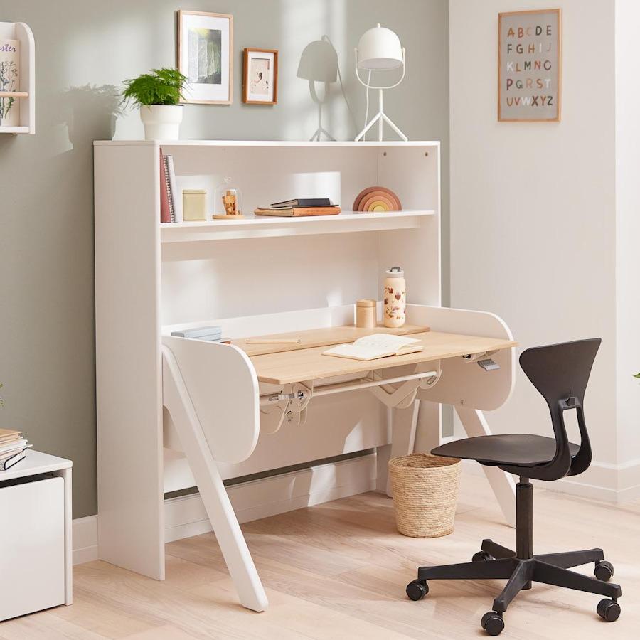 ei Bereid Ondeugd Flexa Roomie lage boekenkast voor om een bureau – Wit – Sterre + Tijl