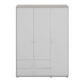Flexa Classic 3-deurskast Grey Washed White wit