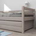 Flexa classic bed met uitschuifbed en lades grey1