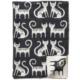 Klippan wollen deken Cat Couple black