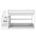 Lifetime laag stapelbed trapkast wit1