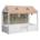 Lifetime stoffen dak met achterwand Happy Rabbit