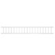 Lifetime spijlen bedfront wit