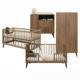 Bopita 3 dlg meegroeikamer Zara walnut