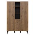 Bopita 3drs kast Zara walnut2