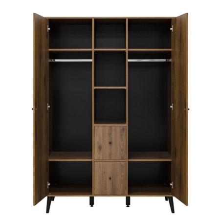 Bopita 3drs kast Zara walnut3