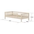 Flexa Classic bed met uitval nw whitewashed2