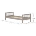 Flexa Classic bed spijlen 90 Grey Washed2