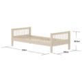 Flexa Classic bed spijlen 90 white washed2