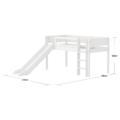 Flexa White hhs glijbaan recht crossbars2