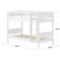 Flexa White stapelbed Crossbars3