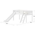 Flexa white hhs glijbaan schuin crossbars2