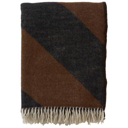 Klippan plaid Angle cacao black