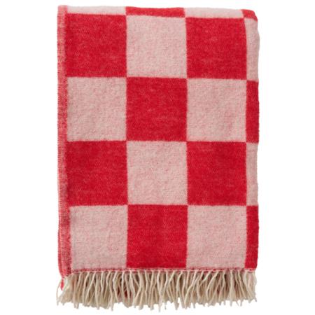 Klippan plaid Tile Red