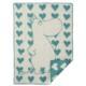 Klippan wiegdeken Moomin Heart blue