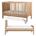 Quax Ashi omvormbaar bed Honey Ash