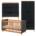 Infanskids Color 3 dlg babykamer commode met laden antraciet naturel