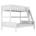 Lifetime Original stapelbed Family 90/140 met Premium lattenbodems - Wit