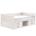 Lifetime kajuitbed 120 whitewash met kasten