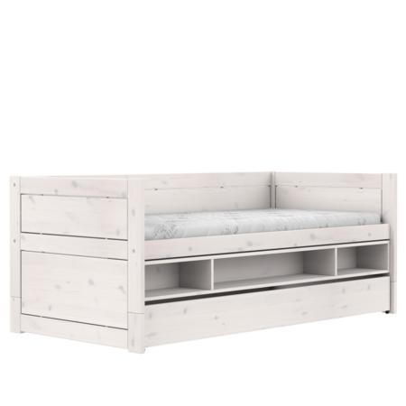 Lifetime kajuitbed met opbergbox en lade whitewash