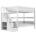 LIfetime stapelbed met trapkast 120 wit