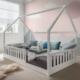 Infanskids vloerbed 120 met dak wit1
