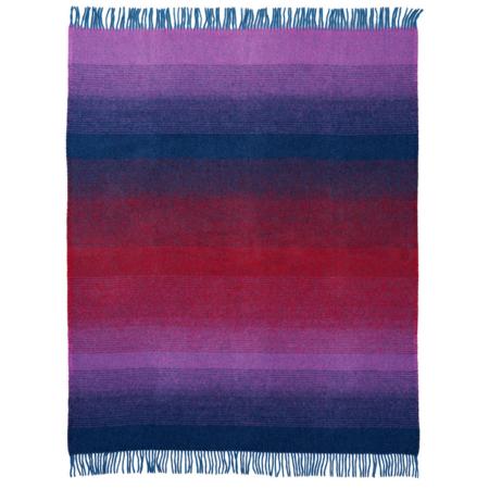 Klippan plaid Aurora purple BLue