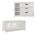 Infanskids Solvita 2-dlge babykamer grote commode wit