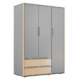 Inmondo Funflex 3drskast met 2 laden grey