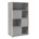 Inmondo hoge boekenkast met MDF deurtjes - Grey
