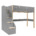 Inmondo Funflex hoogslaper met trapkast - Grey