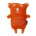 Klippan knuffel Little Bear oranje