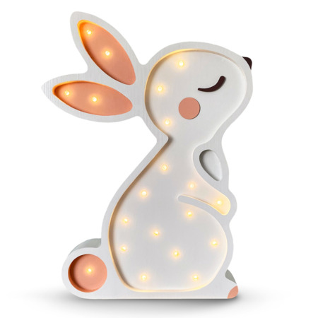 Peekaboo lamp Konijntje wit