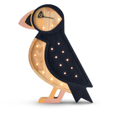 Peekaboo lamp Papegaaiduiker naturel