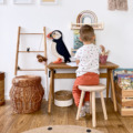 Peekaboo lamp Papegaaiduiker wit3
