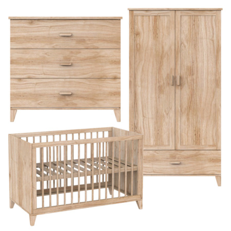 Théo Bébé Naïs Bois 3 dlg babykamer