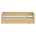 Flexa White bed met slaaplade en uitvalbeschermer Sand1