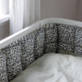Sebra babybed Bumper 360 Blue Olive1