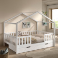 Vipack Combo huisbed met lade en uitval 140 wit