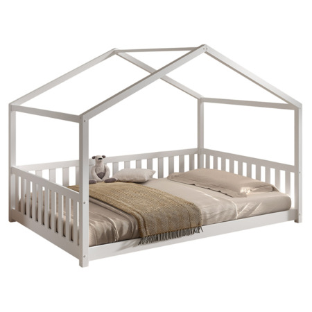 Vipack Dallas Combi Montessori huisbed 140 wit1