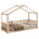 Vipack Dallas Combi Montessori huisbed naturel